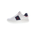 4snk U.S POLO ASSN JEWEL008-DBL03 sneaker White/Navy/Red